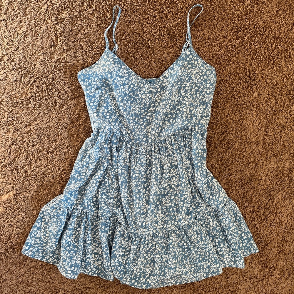 Blue Floral Dress
